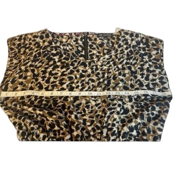 BeBop Midi Dress M Boho Animal Print Purple Fall Layering Y2K Retro Aesthetic - Picture 4 of 13